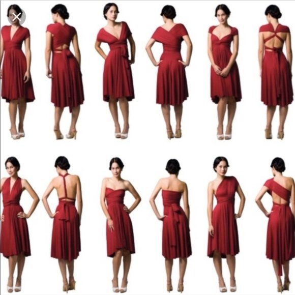 NWT Butter by Nadia - Signature Satin Wrap Dress - Picture 4 of 9